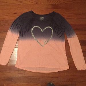 Long sleeve Justice shirt